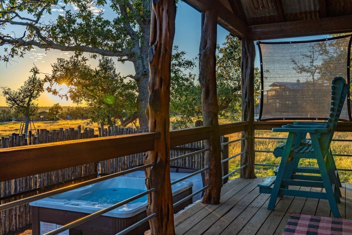 Rockin' R - Morning Star Cabin Fredericksburg Dış mekan fotoğraf